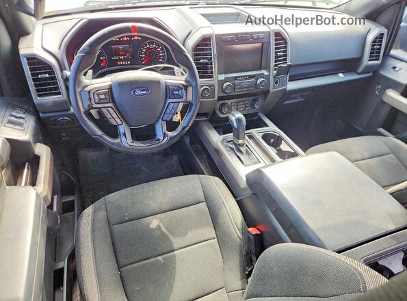 1FTFW1RGXKFC96630 2019 FORD F150 Black Вид панелі приладів
