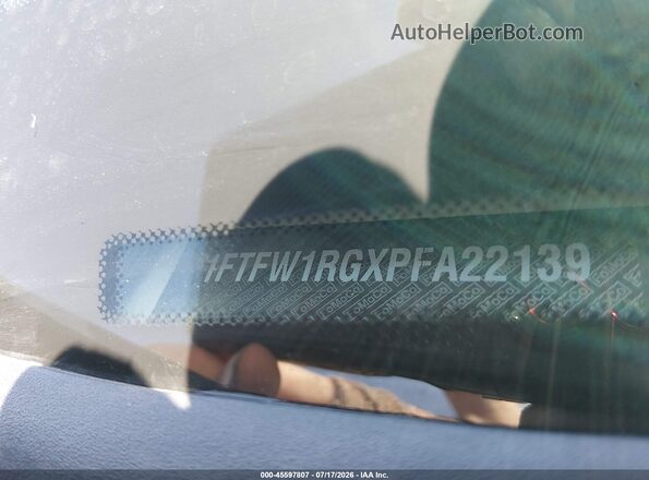 1FTFW1RGXPFA22139 2023 FORD F150 Белый Вид подкапотного пространства