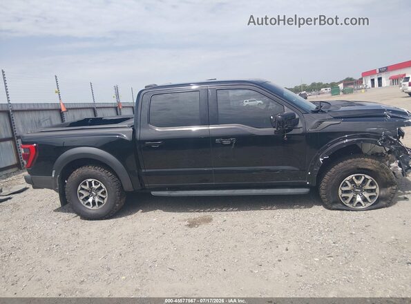 1FTFW1RGXPFA57117 2023 FORD F150 Black Widok wnętrza 360 stopni
