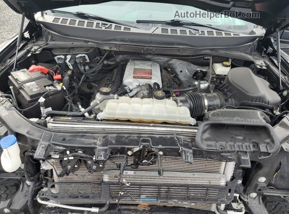 1FTFW1RJXPFC92967 2023 FORD F150 Черный Вид задней части салона