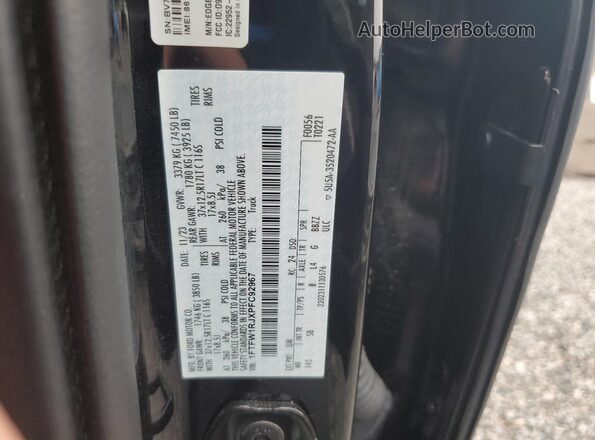 1FTFW1RJXPFC92967 2023 FORD F150 Черный Вид подкапотного пространства