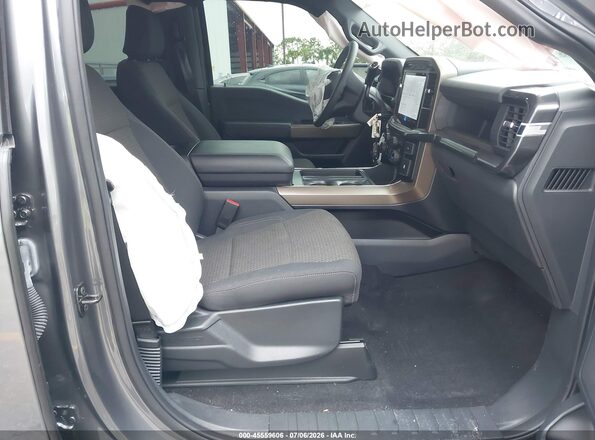 1FTFW2L50RFA35319 2024 FORD F150 Gray წინა სალონის ხედი