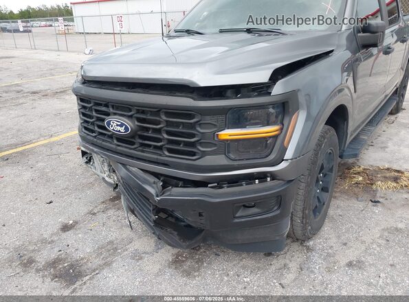 1FTFW2L50RFA35319 2024 FORD F150 Gray წინა ხედი
