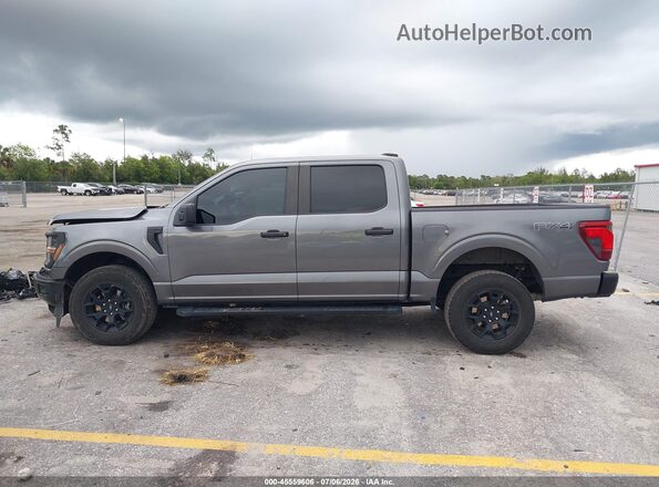 1FTFW2L50RFA35319 2024 FORD F150 Gray სალონის 360-გრადუსიანი ხედი