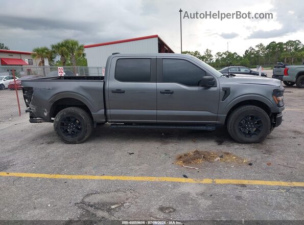 1FTFW2L50RFA35319 2024 FORD F150 Gray უკანა სალონის ხედი