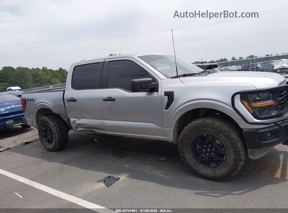 1FTFW2L52RFB64517 2024 FORD F150 Silver Սալոնի հետևի տեսք