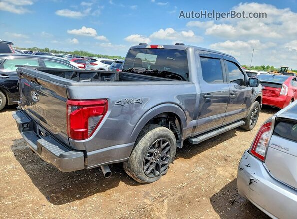 1FTFW2L53RKE37455 2024 FORD F150 Black Rear right