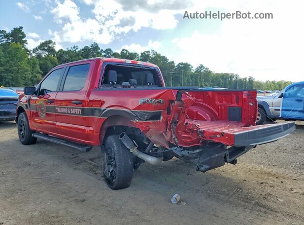 1FTFW2L57RFA12930 2024 FORD F150 Red უკანა მარცხენა