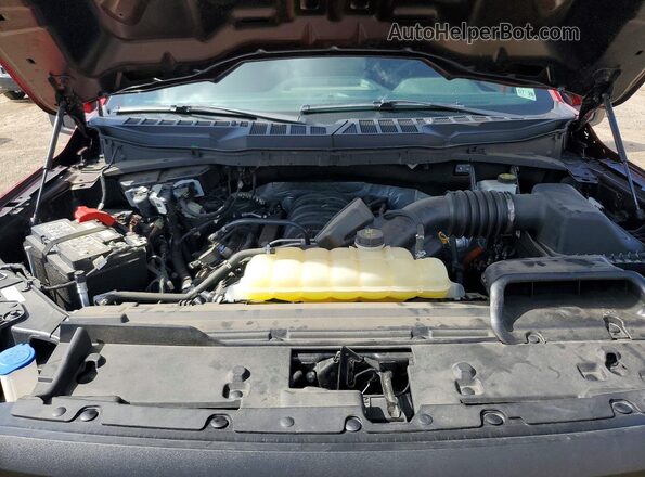 1FTFW2L57RFA12930 2024 FORD F150 Red უკანა სალონის ხედი