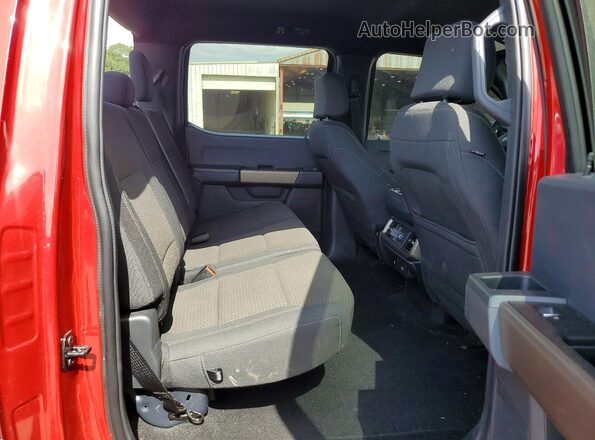 1FTFW2L57RFA12930 2024 FORD F150 Red უკანა სავარძლების ხედი