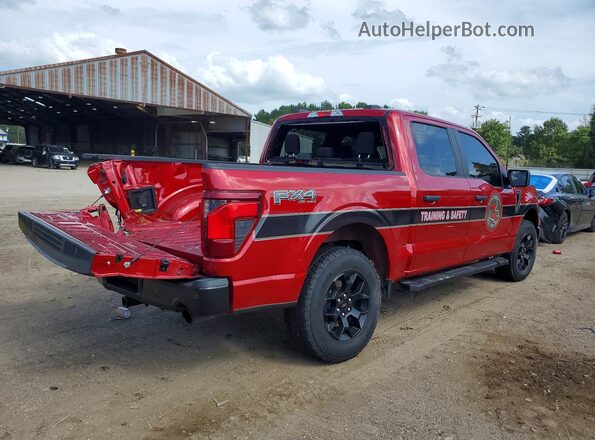 1FTFW2L57RFA12930 2024 FORD F150 Red უკანა მარჯვენა