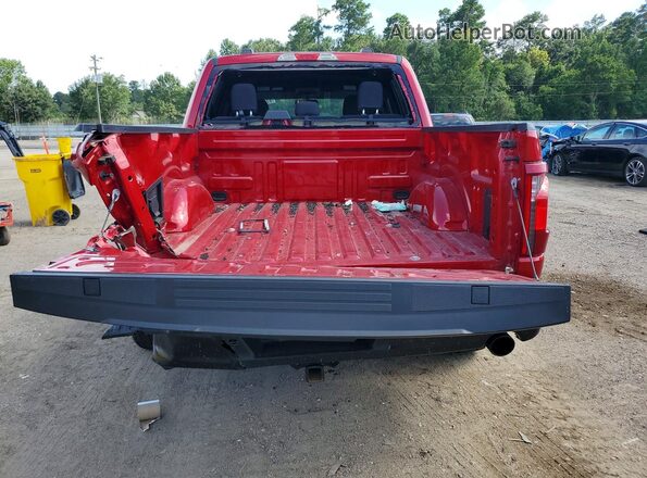 1FTFW2L57RFA12930 2024 FORD F150 Red უკანა ხედი