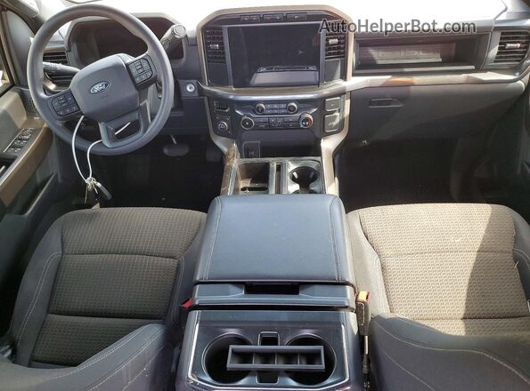 1FTFW2L57RFA12930 2024 FORD F150 Red წინა პანელის ხედი