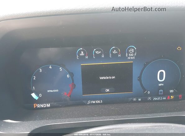 1FTFW2L5XSKE80132 2025 FORD F150 Серый Вид задних сидений