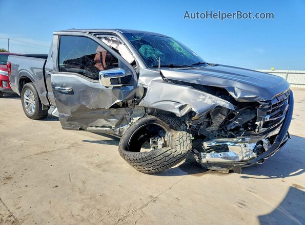 1FTFW3L52RKF42669 2024 FORD F150 Gray Przód prawy