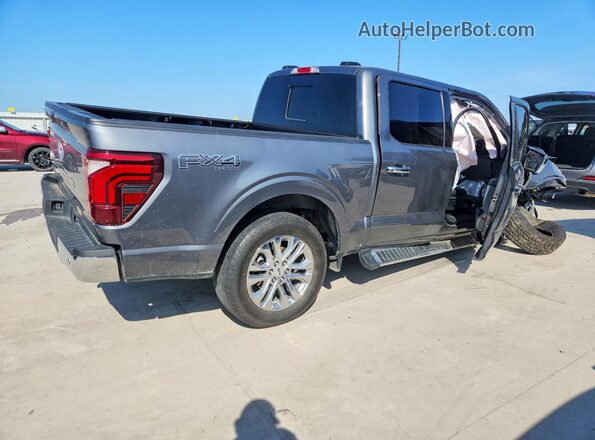1FTFW3L52RKF42669 2024 FORD F150 Gray Tył prawy