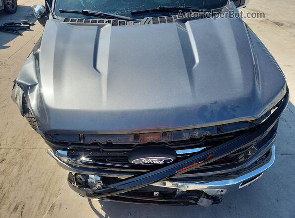 1FTFW3L52RKF42669 2024 FORD F150 Gray Widok wnętrza z tyłu