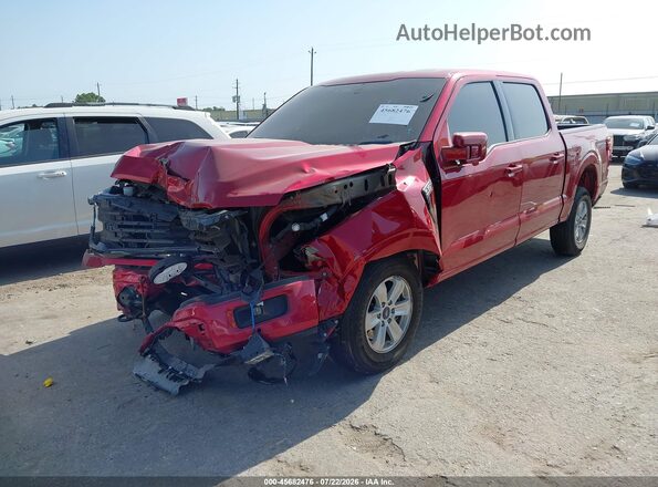 1FTFW3L52SFA14158 2025 FORD F150 Red Vista tres cuartos delantera izquierda
