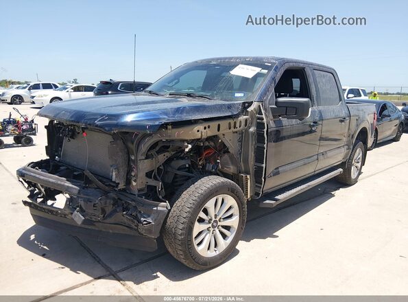 1FTFW3L53RFC03170 2024 FORD F150 Dark Blue Vista tres cuartos delantera izquierda