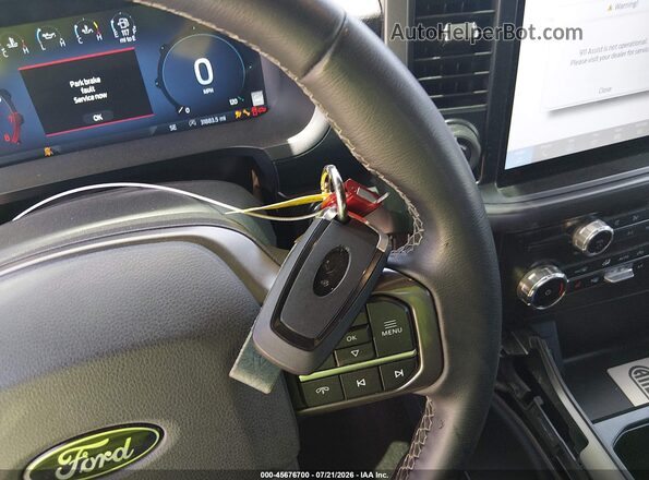 1FTFW3L53RFC03170 2024 FORD F150 Dark Blue Vista del salpicadero