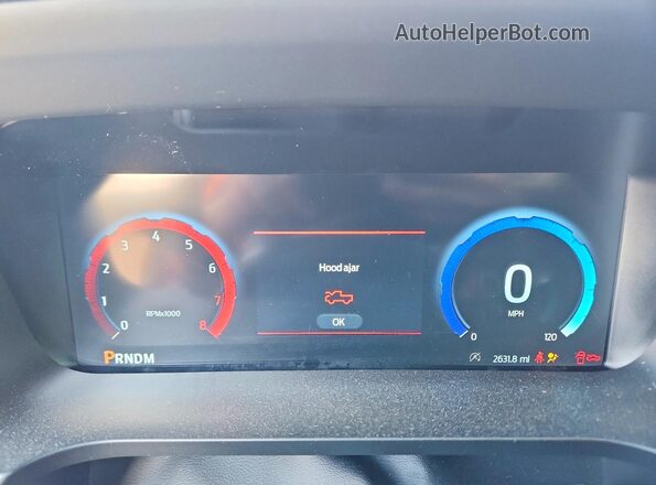 1FTFW3L53TKD57246 2026 FORD F150 Red Вид щитка приладів
