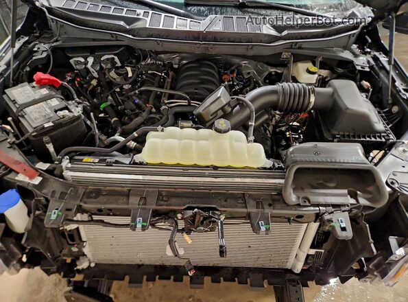 1FTFW3L55SKE62076 2025 FORD F150 Black Rear interior view