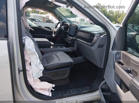 1FTFW3L57RKF06850 2024 FORD F150 Gray Front interior view