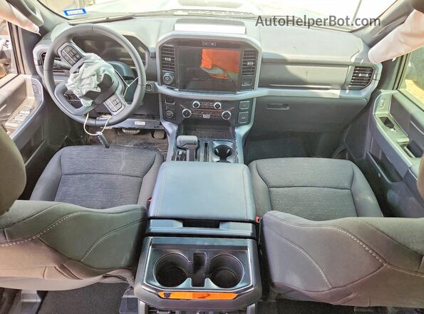 1FTFW3L57SFC73941 2025 FORD F150 Gray Widok deski rozdzielczej