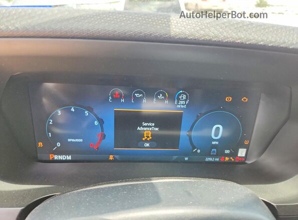 1FTFW3L57SFC73941 2025 FORD F150 Gray Widok zestawu wskaźników