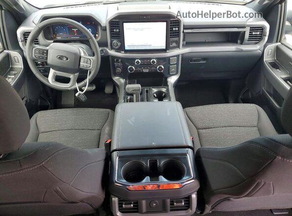 1FTFW3L57TKD87530 2026 FORD F150 White Առջևի վահանակի տեսք