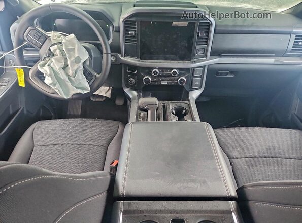 1FTFW3L58SKE67160 2025 FORD F150 Blue Dashboard view
