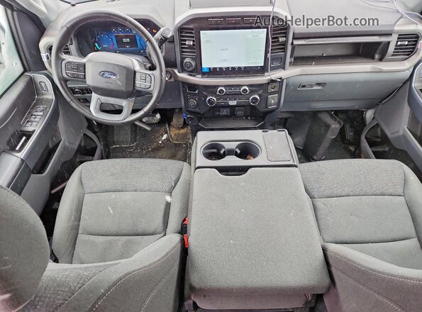 1FTFW3L59RKD40413 2024 FORD F150 White Առջևի վահանակի տեսք