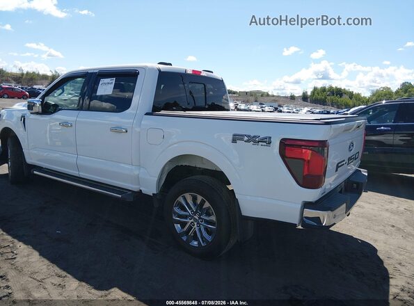 1FTFW3L81RKF52474 2024 FORD F150 White Trasero izquierdo