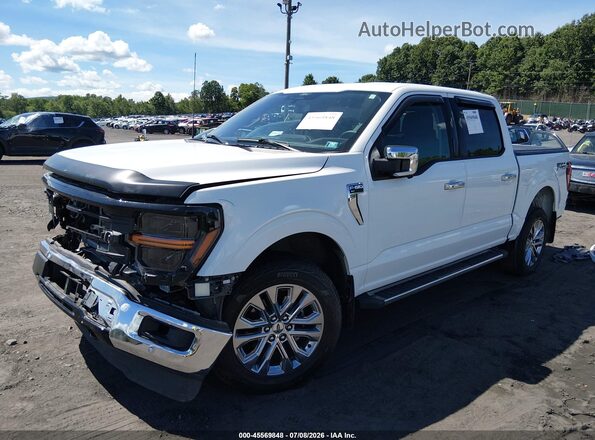 1FTFW3L81RKF52474 2024 FORD F150 White Vista tres cuartos delantera izquierda