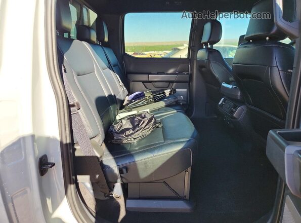 1FTFW3L82RFC02845 2024 FORD F150 Gray Widok tylnych siedzeń