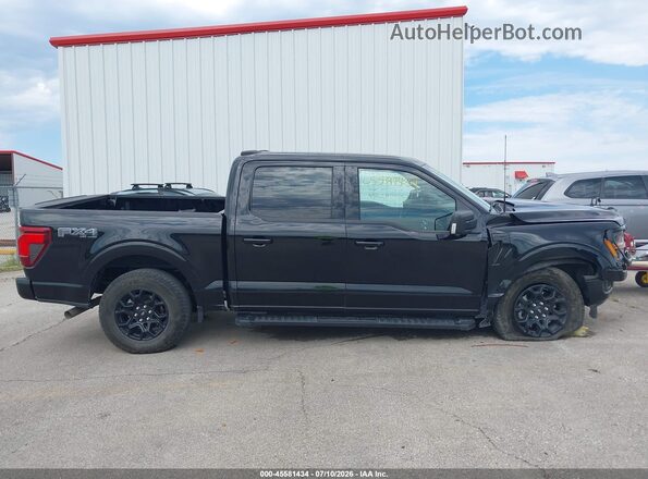 1FTFW3L82RKD58021 2024 FORD F150 Black Widok wnętrza z tyłu