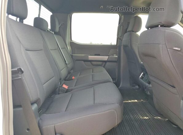 1FTFW3L82SFB61767 2025 FORD F150 White Vista de los asientos traseros