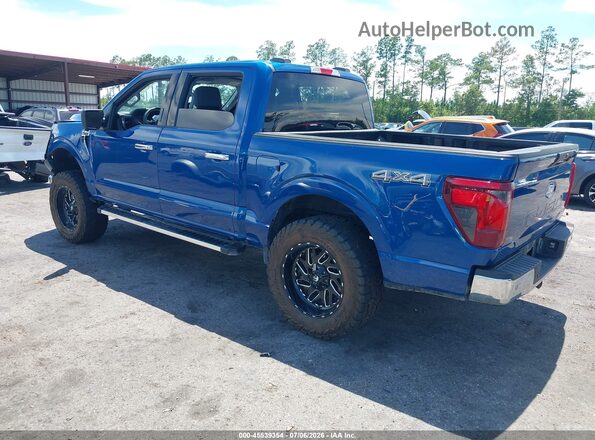 1FTFW3L83RKD95000 2024 FORD F150 Синий Задняя левая четверть