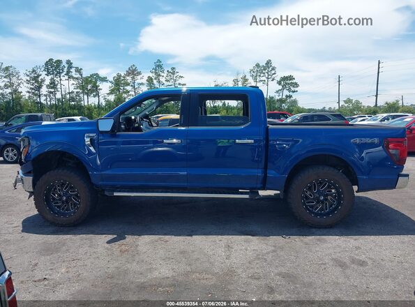 1FTFW3L83RKD95000 2024 FORD F150 Синий Панорамный вид салона 360°