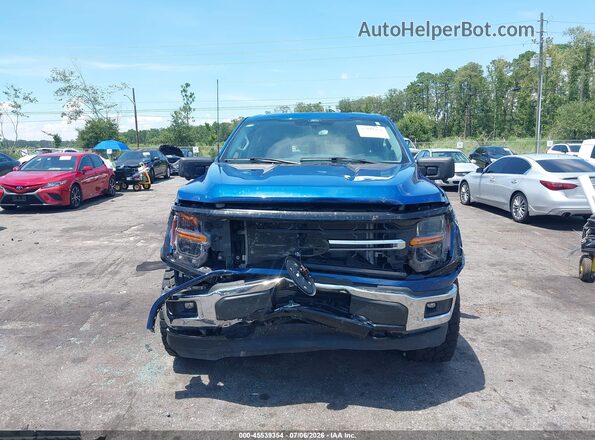 1FTFW3L83RKD95000 2024 FORD F150 Синий Вид щитка приборов