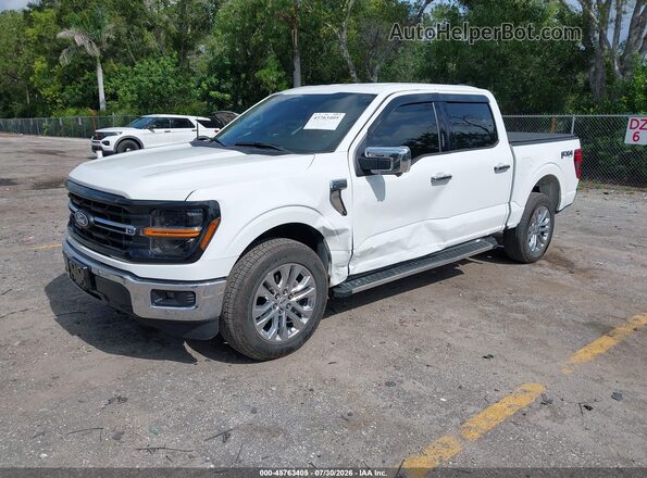 1FTFW3L83RKE37813 2024 FORD F150 Белый Передняя левая четверть