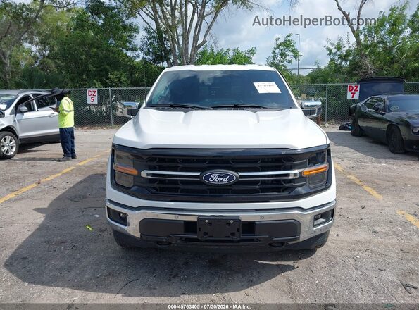 1FTFW3L83RKE37813 2024 FORD F150 Белый Вид щитка приборов