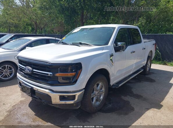 1FTFW3L84RKD08687 2024 FORD F150 Белый Передняя левая четверть
