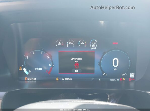 1FTFW3L84RKD08687 2024 FORD F150 Белый Вид задних сидений