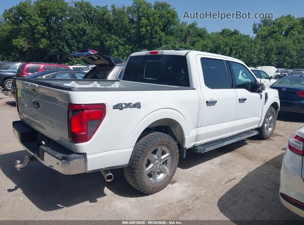 1FTFW3L84RKD08687 2024 FORD F150 Белый Вид задней части салона