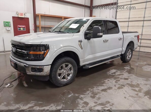 1FTFW3L84RKD64693 2024 FORD F150 Gray წინა მარცხენა ხედი სამი მეოთხედიდან