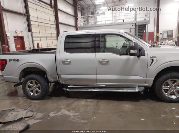 1FTFW3L84RKD64693 2024 FORD F150 Gray უკანა სალონის ხედი