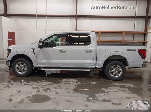 1FTFW3L84RKD64693 2024 FORD F150 Gray სალონის 360-გრადუსიანი ხედი