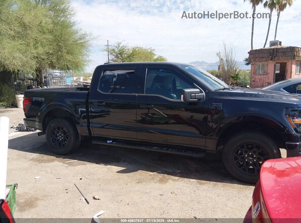 1FTFW3L84RKF37046 2024 FORD F150 Black Vista del cuadro de instrumentos