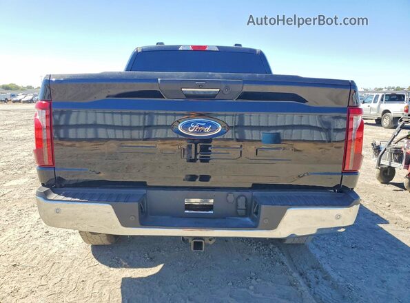 1FTFW3L85RKF79502 2024 FORD F150 Black Widok z tyłu
